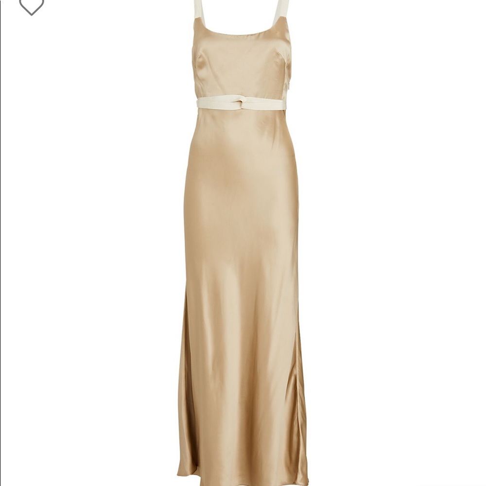 Brock Collection Tamara Satin Midi Dress